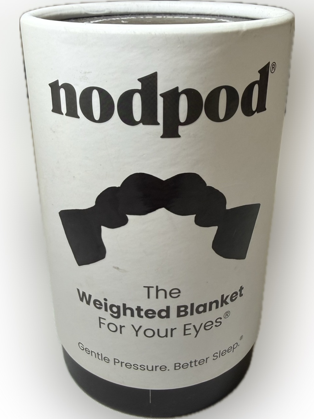 nodpod Black Weighted Eye Blanket